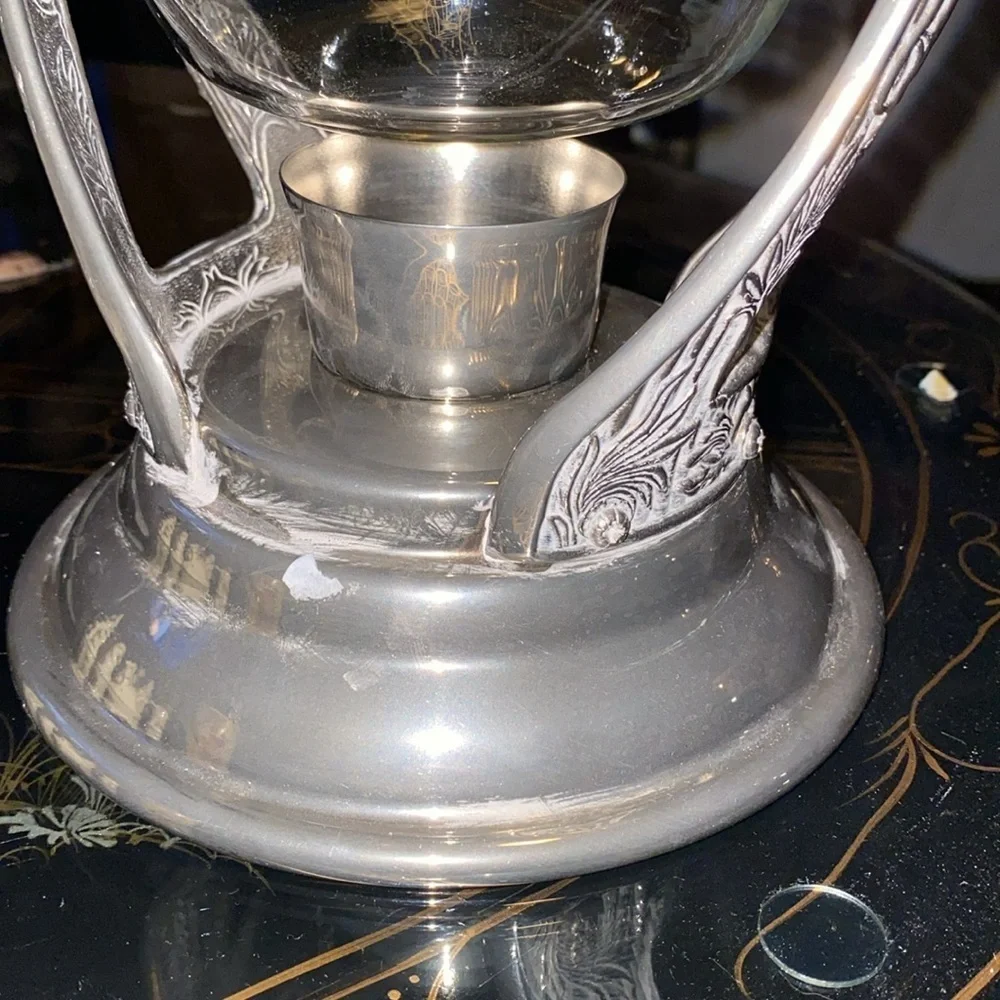 Vintage Newport Silverplate CoffeePitcher/Carafe on Tilt- Rare Mid-Century